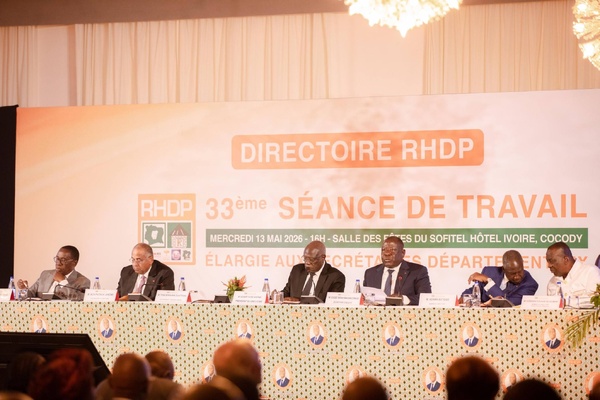 33e Directoire du RHDP, le parti restructure ses instances © Crédit photo DR