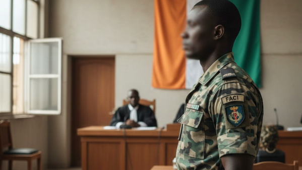 Deux adjudants condamnés pour extorsion par le tribunal militaire d'Abidjan