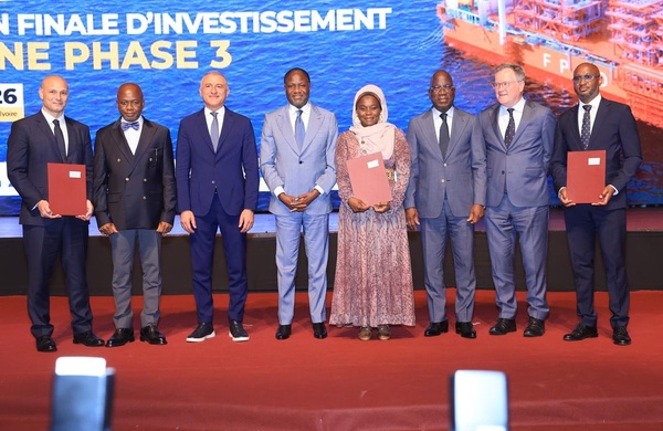 Pétrole ivoirien - 4 milliards USD engagés pour la phase 3 du gisement Baleine en Côte d'Ivoire © Crédit photo DR