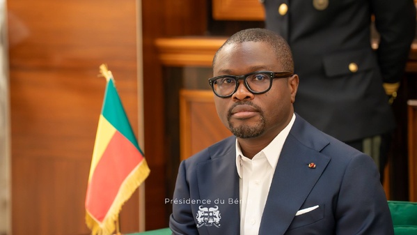 Le président béninois Wadagni en visite chez Ouattara ce jeudi 4 juin © Crédit photo DR