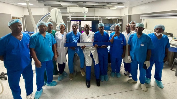 Première ablation cardiaque de ce type en Afrique à Abidjan © Crédit photo DR