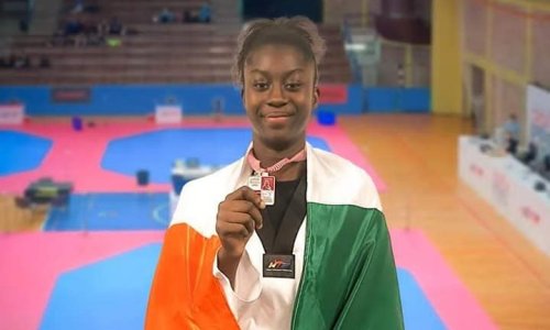 Kimi Ossin, médaille d'or au Grand Prix de taekwondo de Rome © Crédit photo DR