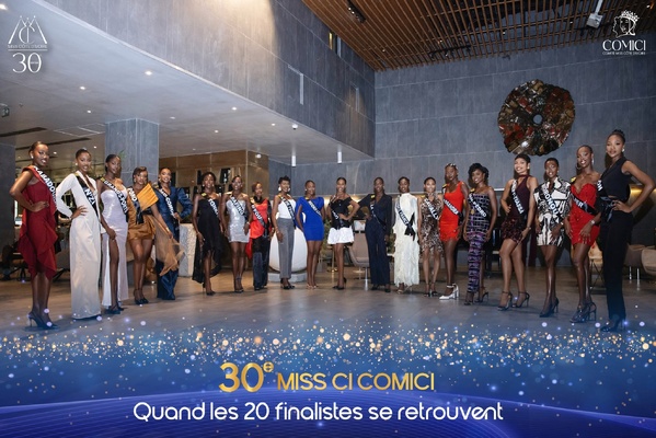 Finale Miss Côte d'Ivoire 2026 le 27 juin : découvrez les 20 finalistes © Crédit photo COMICI