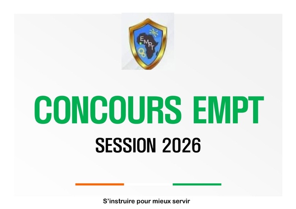 Résultats EMPT 2026 disponibles ici defense.ciconcours.net ce 16 juin © Crédit photo DR