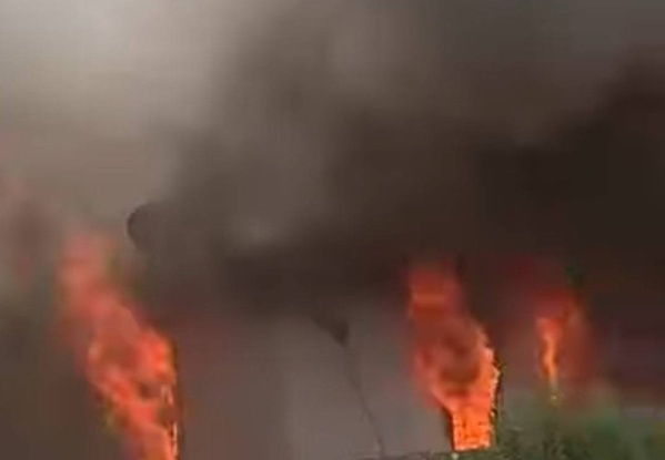 Incendie marché Aboisso, soutien de l'État © Crédit photo DR