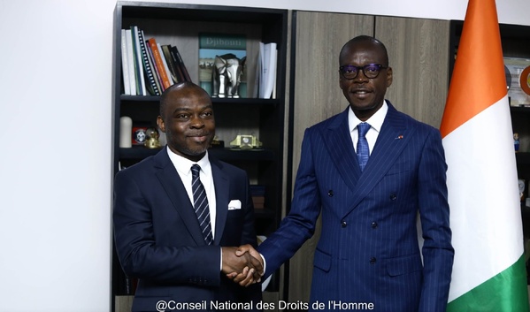 Bonne gouvernance Côte d'Ivoire : la HABG et le CNDH s'associent © Crédit photo Conseil National des Droits de l'Homme