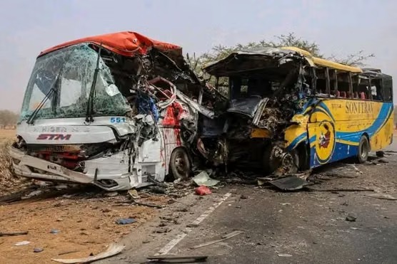 Deux bus accidentés à la sortie de Doukou Doukou (Niger), le 7 août 2026