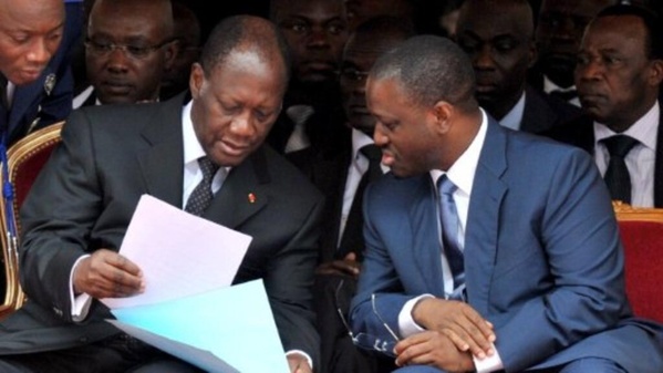 Alassane Ouattara et Soro Guillaume