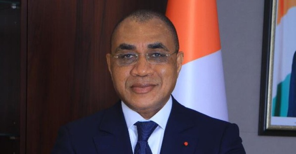 Adama Coulibaly, ministre des Finances et du Budget de Côte d'Ivoire