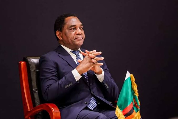 Hakainde Hichilema, président de la Zambie