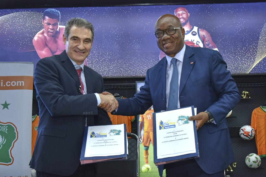 Partenariat FIF-Chic Shop : Un nouvel élan pour le football ivoirien © Crédit photo Sercom FIF Partenariat FIF-Chic Shop : Un nouvel élan pour le football ivoirien © Crédit photo Sercom FIF