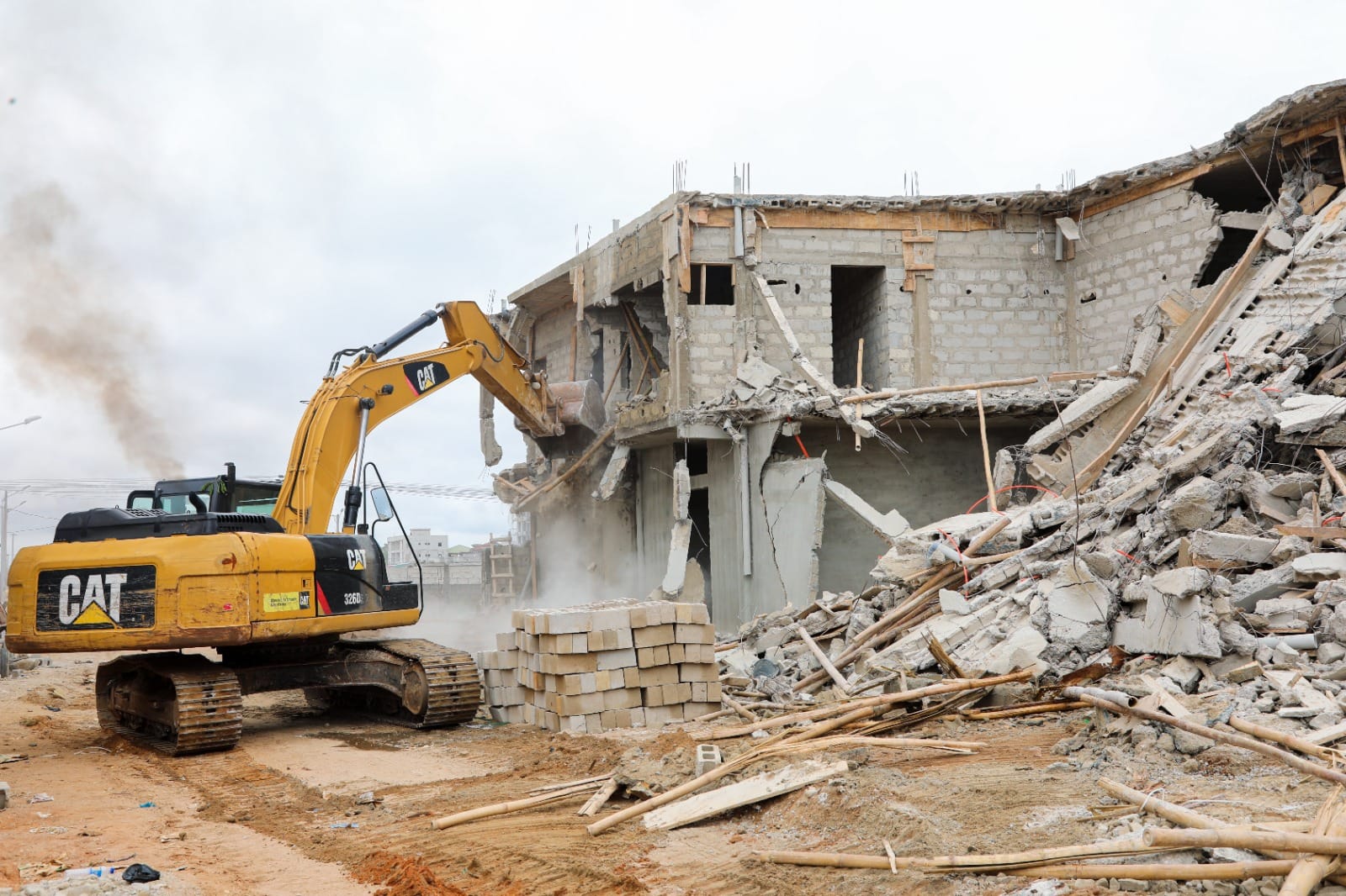 Construction sans permis à Port-Bouët © Crédit photo RD Construction sans permis à Port-Bouët © Crédit photo RD