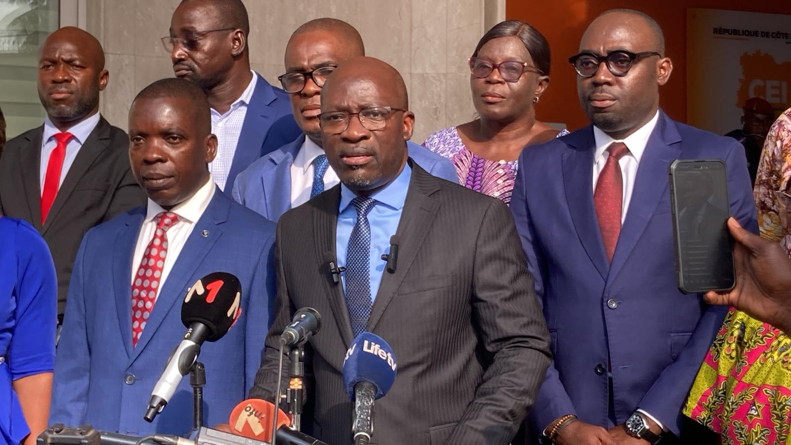 COJEP : la CEI et Blé Goudé échangent sur la présidentielle 2025 © Crédit photo DR COJEP : la CEI et Blé Goudé échangent sur la présidentielle 2025 © Crédit photo DR