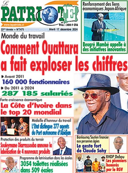 Titrologie du 17 décembre 2024 : PDCI, la guerre Billon - Thiam aura lieu 