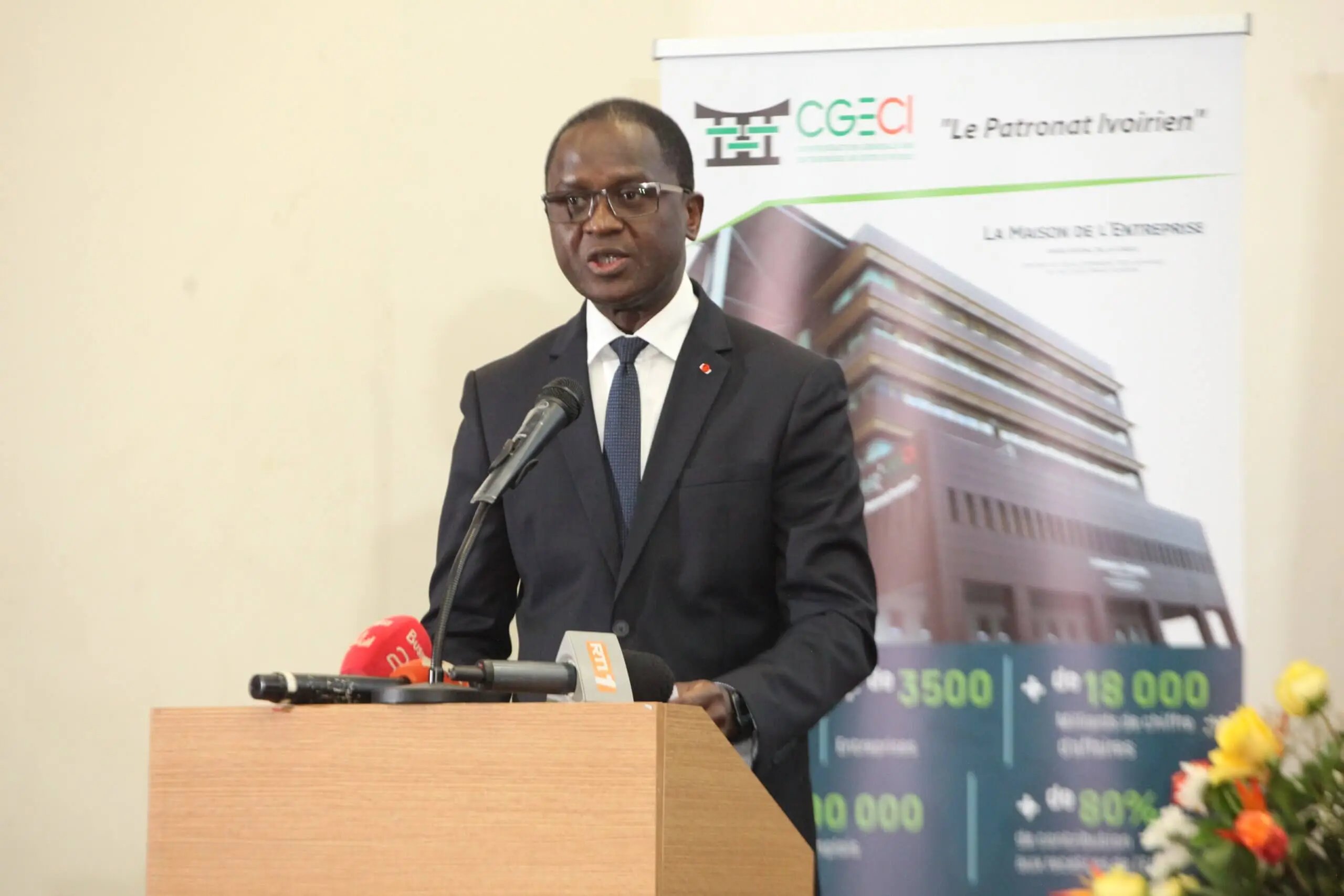 La Confédération générale des entreprises de Côte d’Ivoire (Cgeci, Patronat ivoirien)  © Crédit photo DR