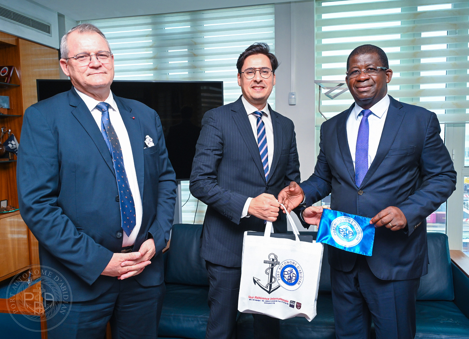Alae Rahmoune, le nouveau DG de CMA-CGM Côte d'Ivoire au port d'Abidjan © Crédit photo DR