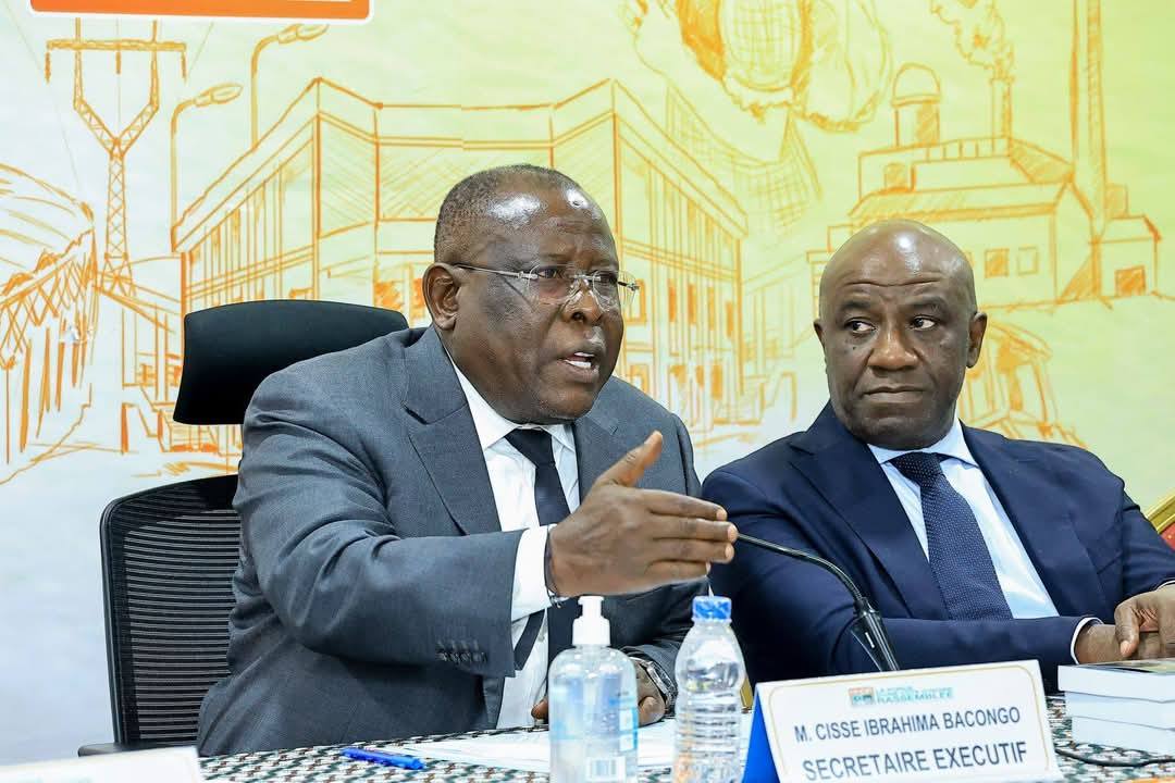 Cissé Bacongo, le Secrétariat Exécutif du RHDP, a rencontré le 11 février 2025 les présidents des Conseils régionaux © Crédit photo DR