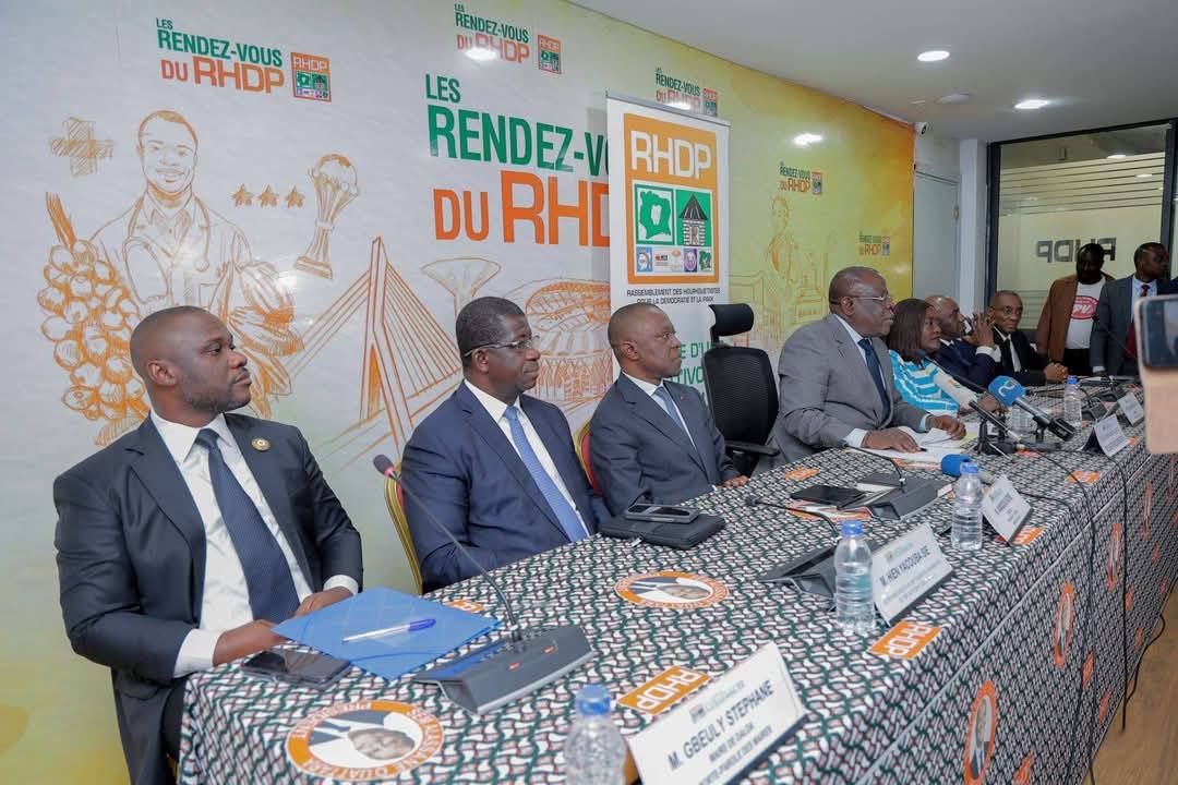 La stratégie du RHDP pour la présidentielle 2025 © Crédit photo DR