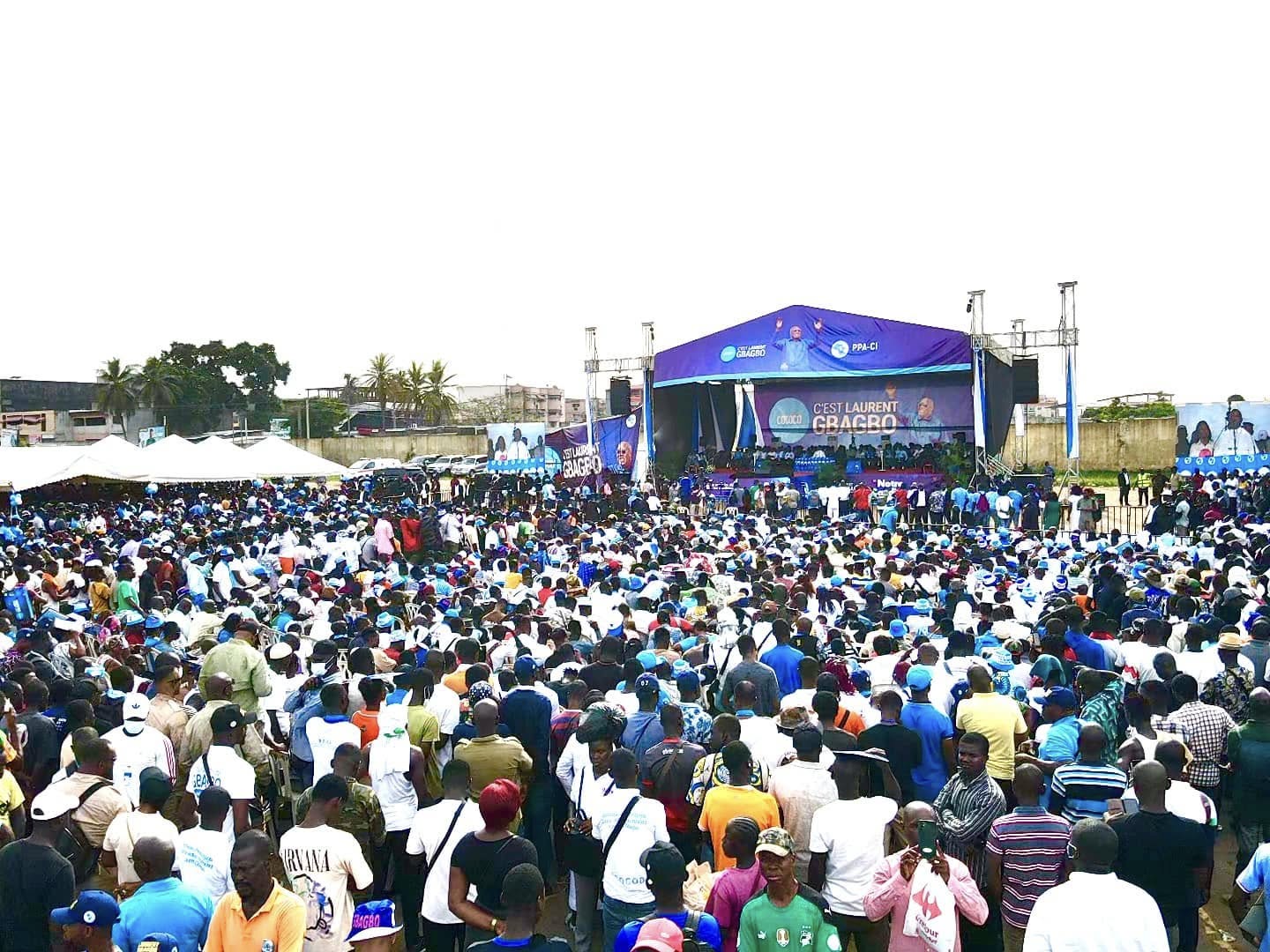 Laurent Gbagbo : meeting PPA-CI à Cocody ce 1er mars 2025, le stade d'Angré refuse du monde