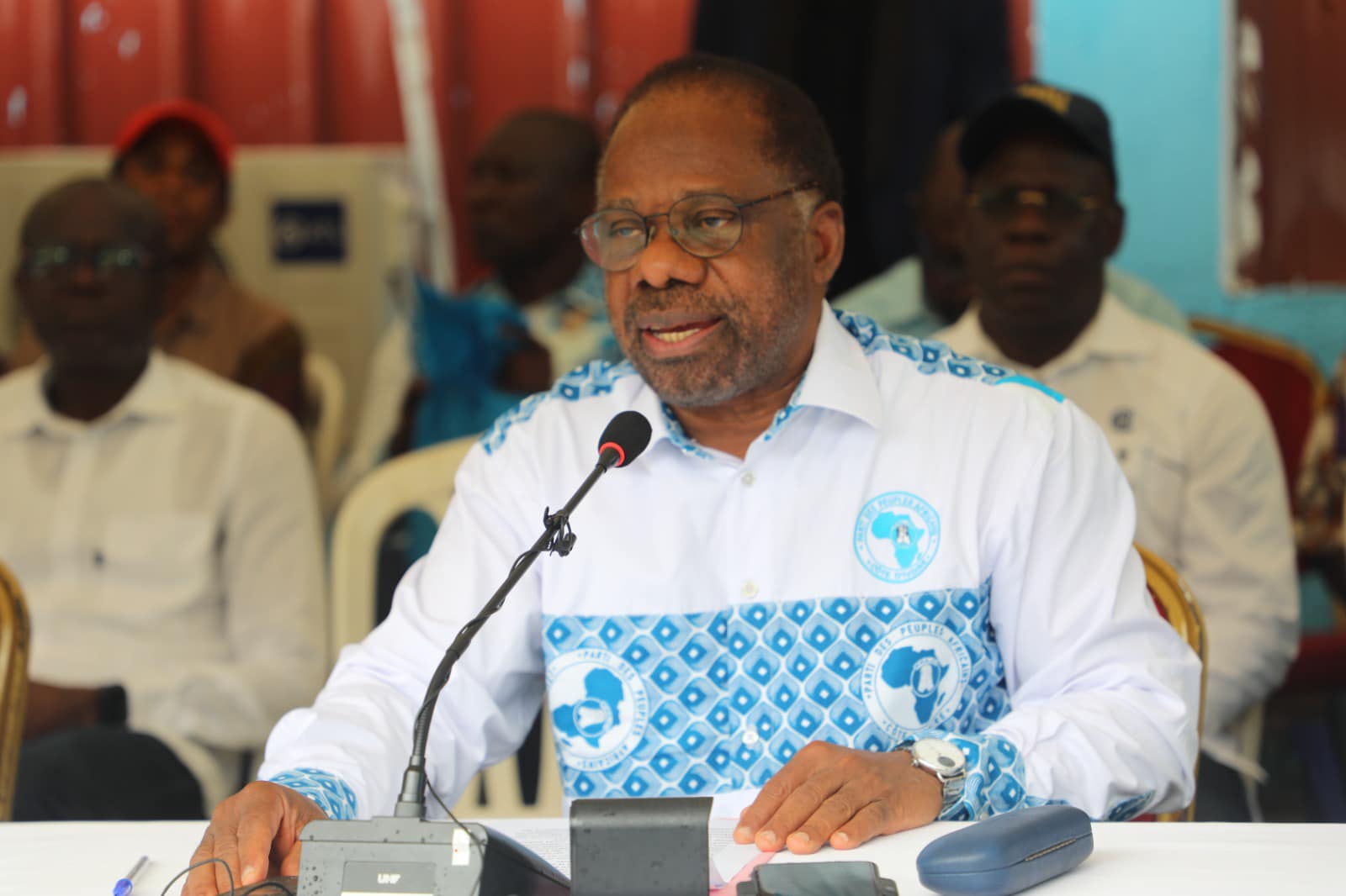 Sébastien Dano Djédjé, a qualifié ce 18 mars de devoir moral la réinscription de Laurent Gbagbo sur les listes électorales pour la présidentielle 2025 © Crédit photo DR