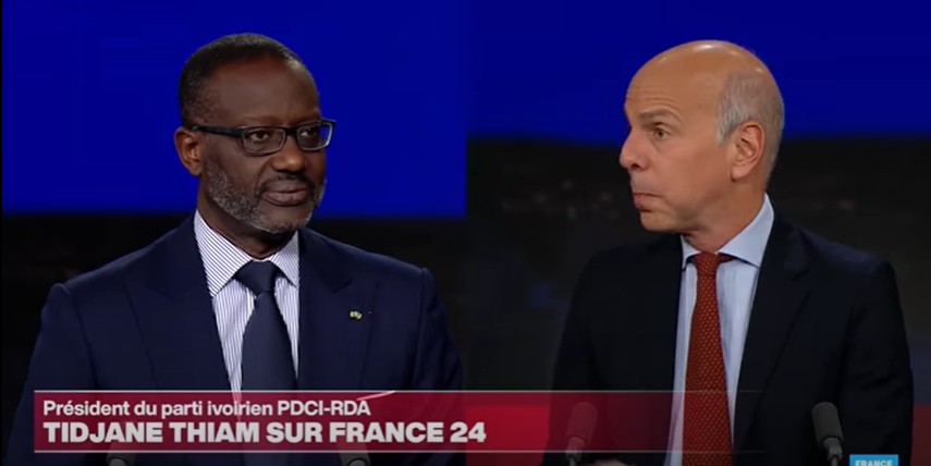 Revue de presse ivoirienne du 21 mars 2025 :  l'interview controversée de Tidjane Thiam sur France 24 à la Une