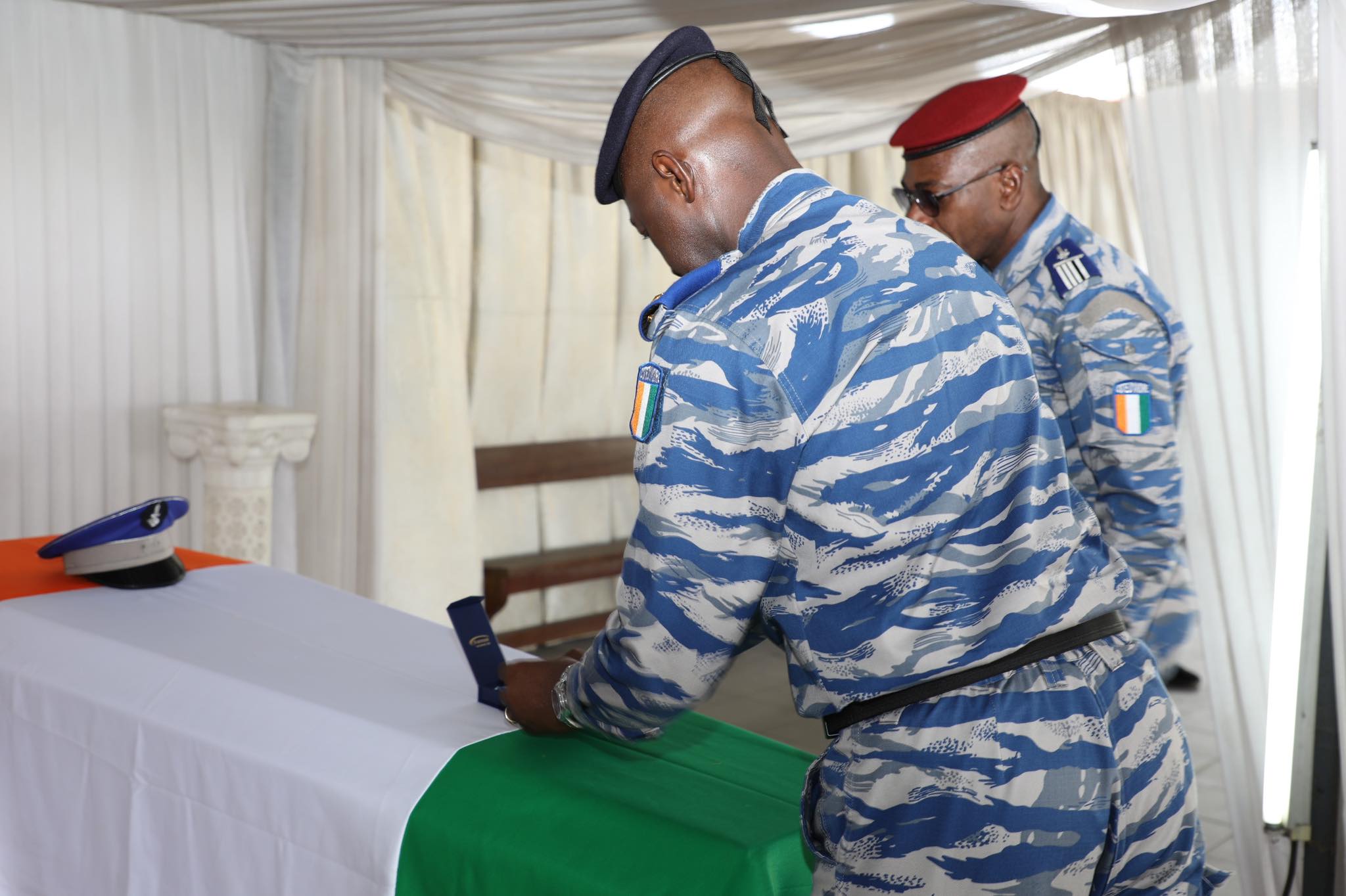 La Gendarmerie Nationale a rendu hommage au Maréchal des Logis-Chef Coulibaly Sié, mort en service © Crédit photo DR