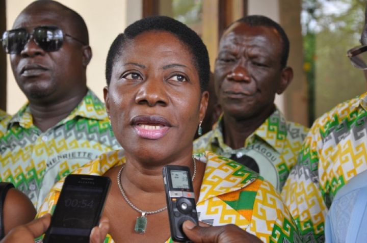 Henriette Lagou, présidente du GP-PAIX, exhorte les autorités ivoiriennes à créer les conditions d'un scrutin présidentiel apaisé en 2025 © Crédit photo DR