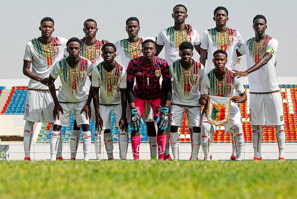 Le Mali s'est qualifié pour la Coupe du Monde U-17 2025 en battant la Centrafrique 2-0 le 5 avril lors de son deuxième match de la CAN U-17 au Maroc © Crédit photo DR