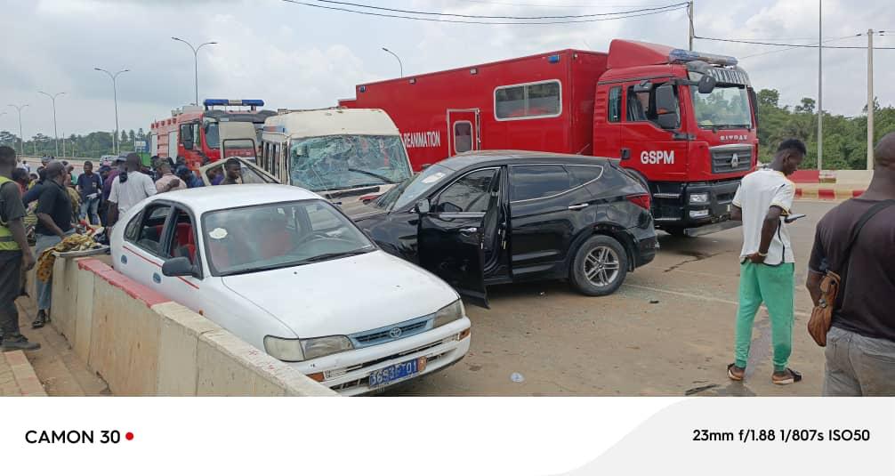 Accident de la circulation à Anyama © Crédit photo DR Accident de la circulation à Anyama © Crédit photo DR