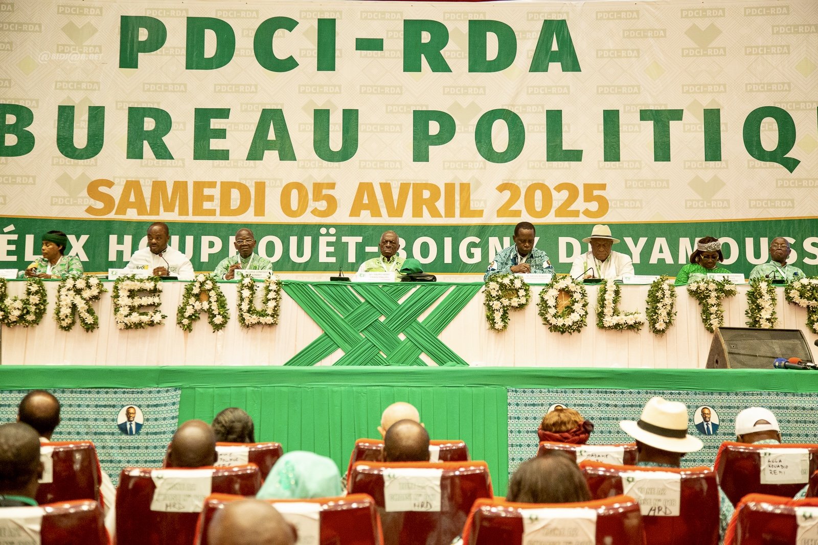 Revue de presse ivoirienne du 16 avril 2025 : La convention du PDCI sous les projecteurs © Crédit photo DR
