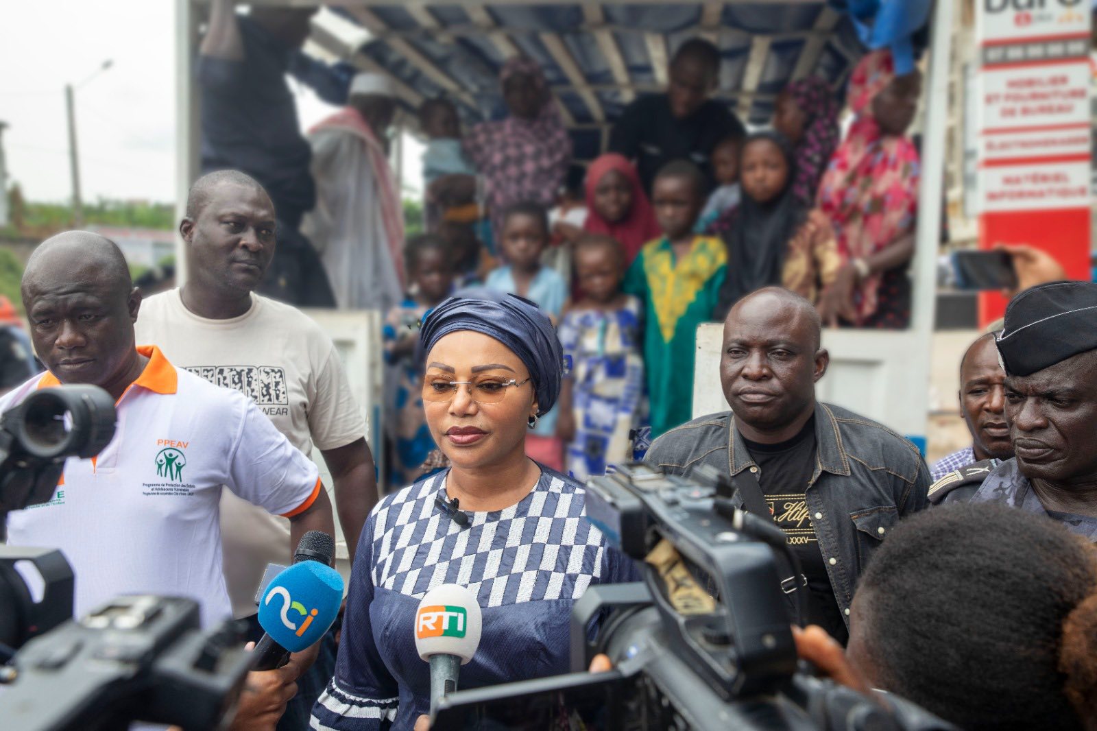 Opération de retrait des enfants mendiants à Abidjan © Crédit photo DR Opération de retrait des enfants mendiants à Abidjan © Crédit photo DR