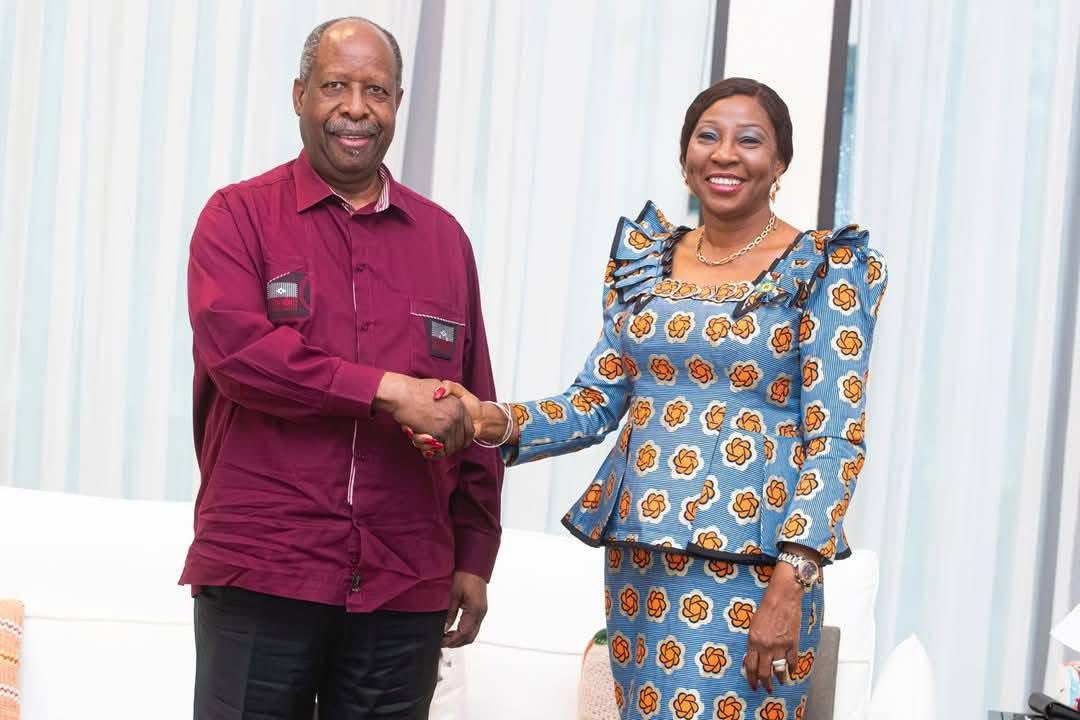 Kandia Camara a échangé ce 19 avril 2025 avec Leonardo Simão, Représentant de l'ONU pour l'Afrique de l'Ouest © Crédit photo DR