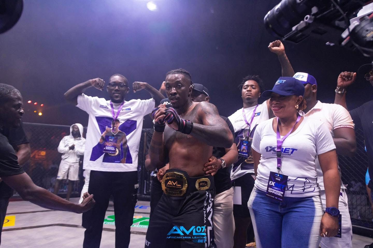 African MMA League 7 : Samo Samo conserve sa couronne à Abidjan © Crédit photo DR