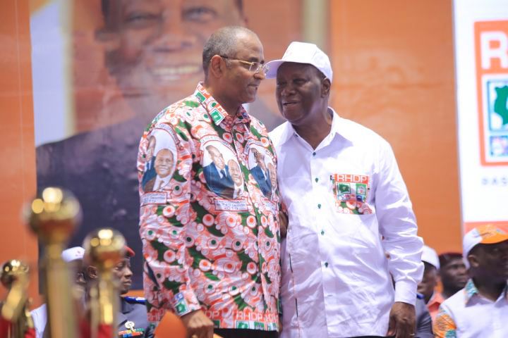 Patrick Achi a exprimé ce 20 mi sa fierté suite à sa nomination à la présidence du 2e Congrès du RHDP des 21 et 22 juin 2025 au Parc des Expositions d'Abidjan © Crédit photo DR
