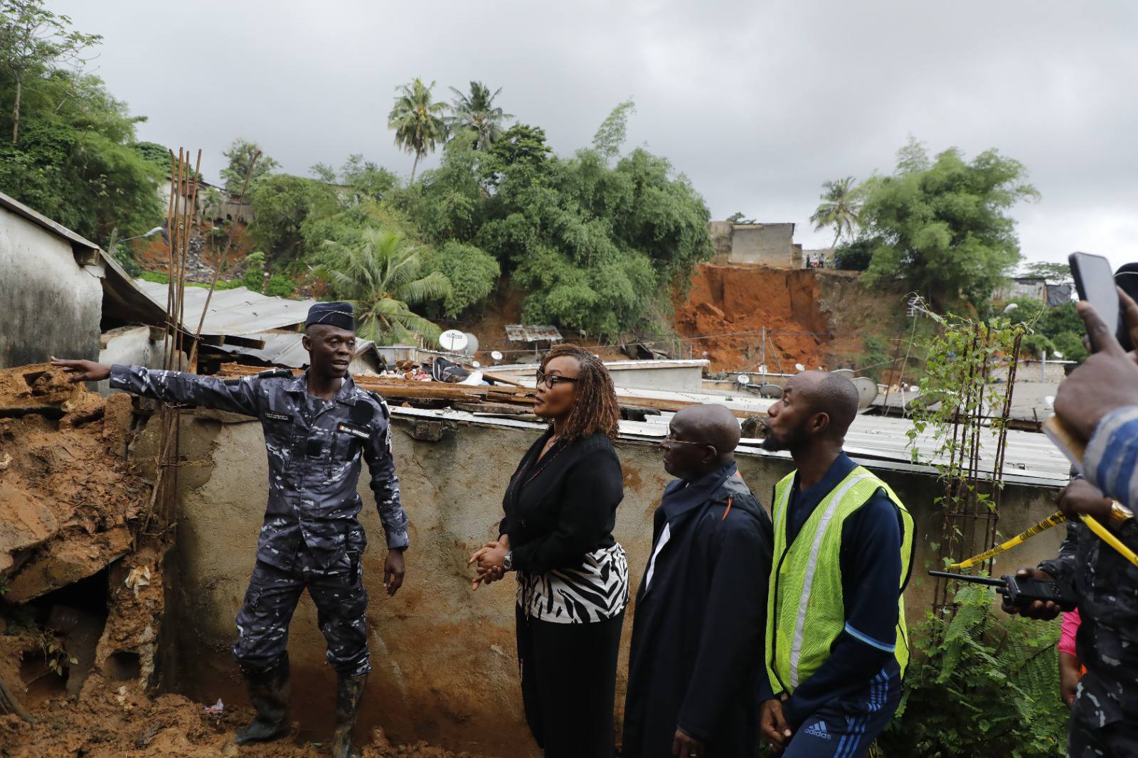 Eboulement de terrain à Mossikro 6 morts  © Crédit photo DR
