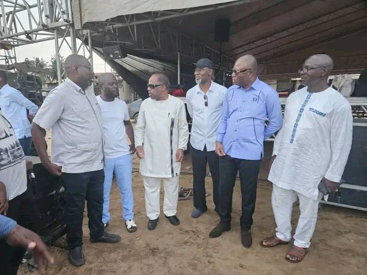 Laurent Gbagbo à Port-Bouët au meeting du PPA-CI ce samedi 7 juin © Crédit photo DR