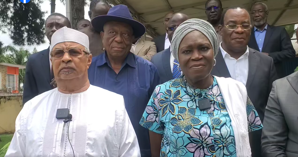 L'Union Africaine pour le "dialogue" après sa rencontre avec la CAP-Côte d'Ivoire ce 12 juin  © Crédit photo DR L'Union Africaine pour le "dialogue" après sa rencontre avec la CAP-Côte d'Ivoire ce 12 juin  © Crédit photo DR