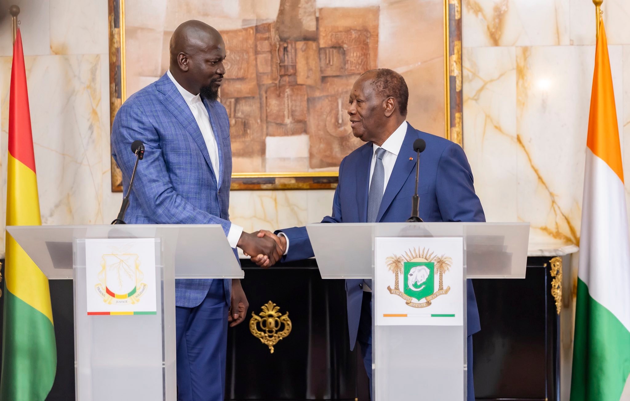 Rencontre Alassane Ouattara et Mamadi Doumbouya ce 17 juin à Abidjan