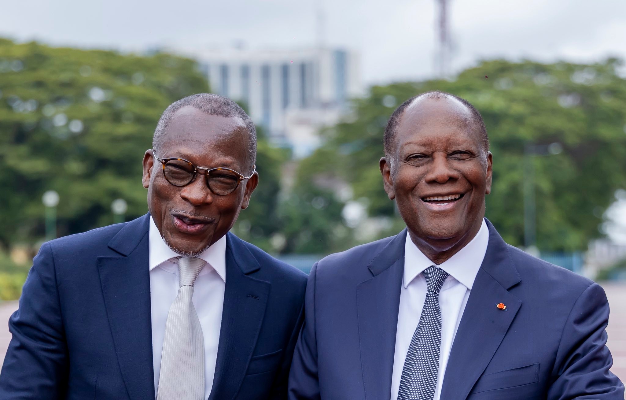 Arrivée de Patrice Talon à Abidjan ce mardi 24 juin © Crédit photo DR