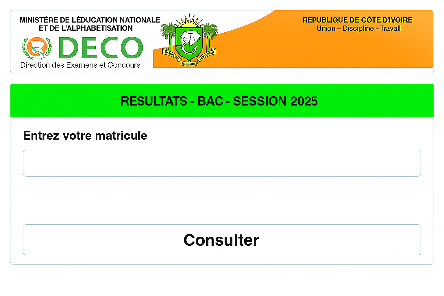Comment consulter les résultats du BAC 2025 en Côte d'Ivoire en deux clics avant les autres avec le matricule ? © Crédit photo DR