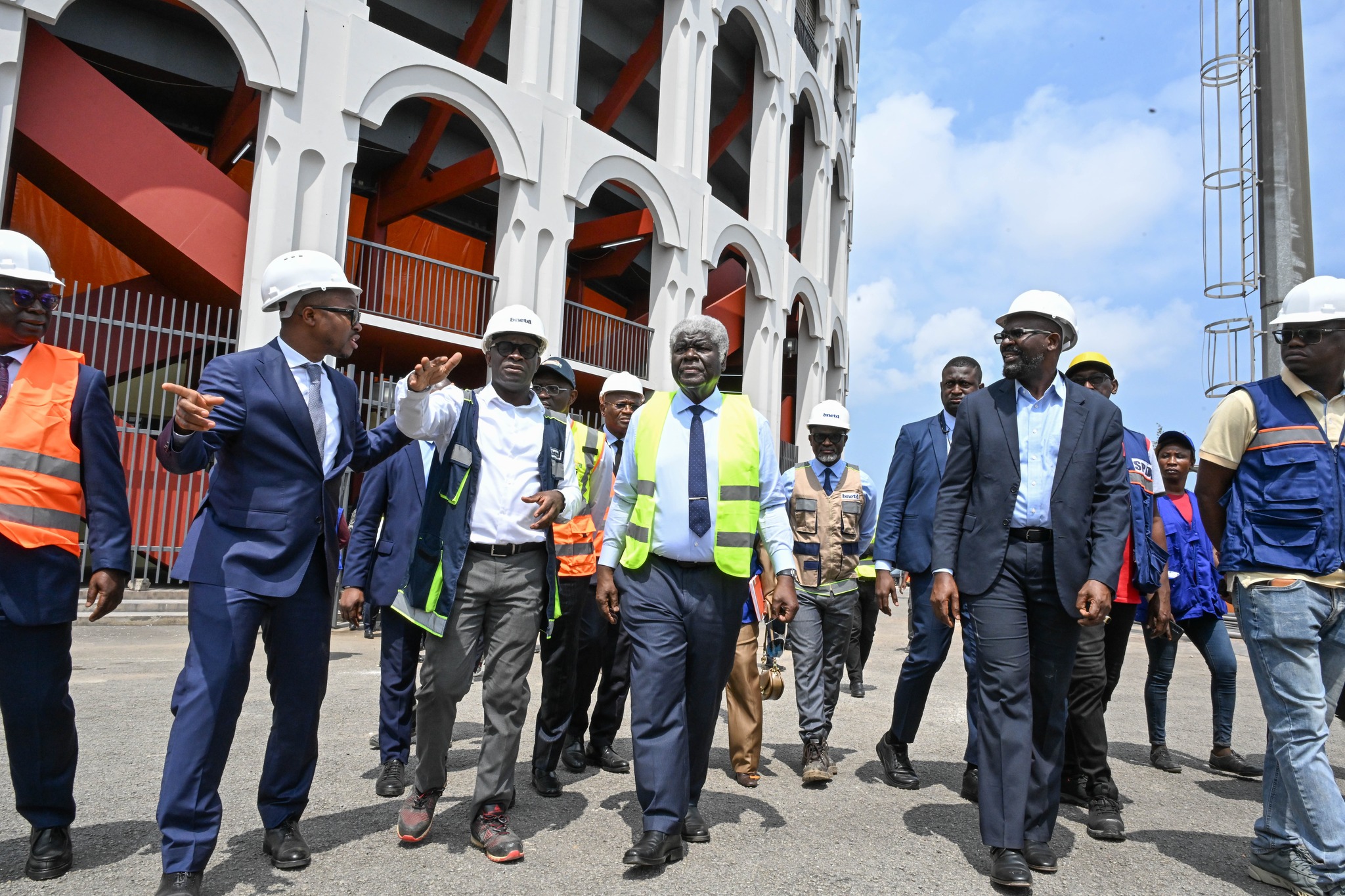 Afrobasket dames 2025 Côte d'Ivoire : Beugré Mambé visite le Palais des Sports de Treichville © Crédit photo DR