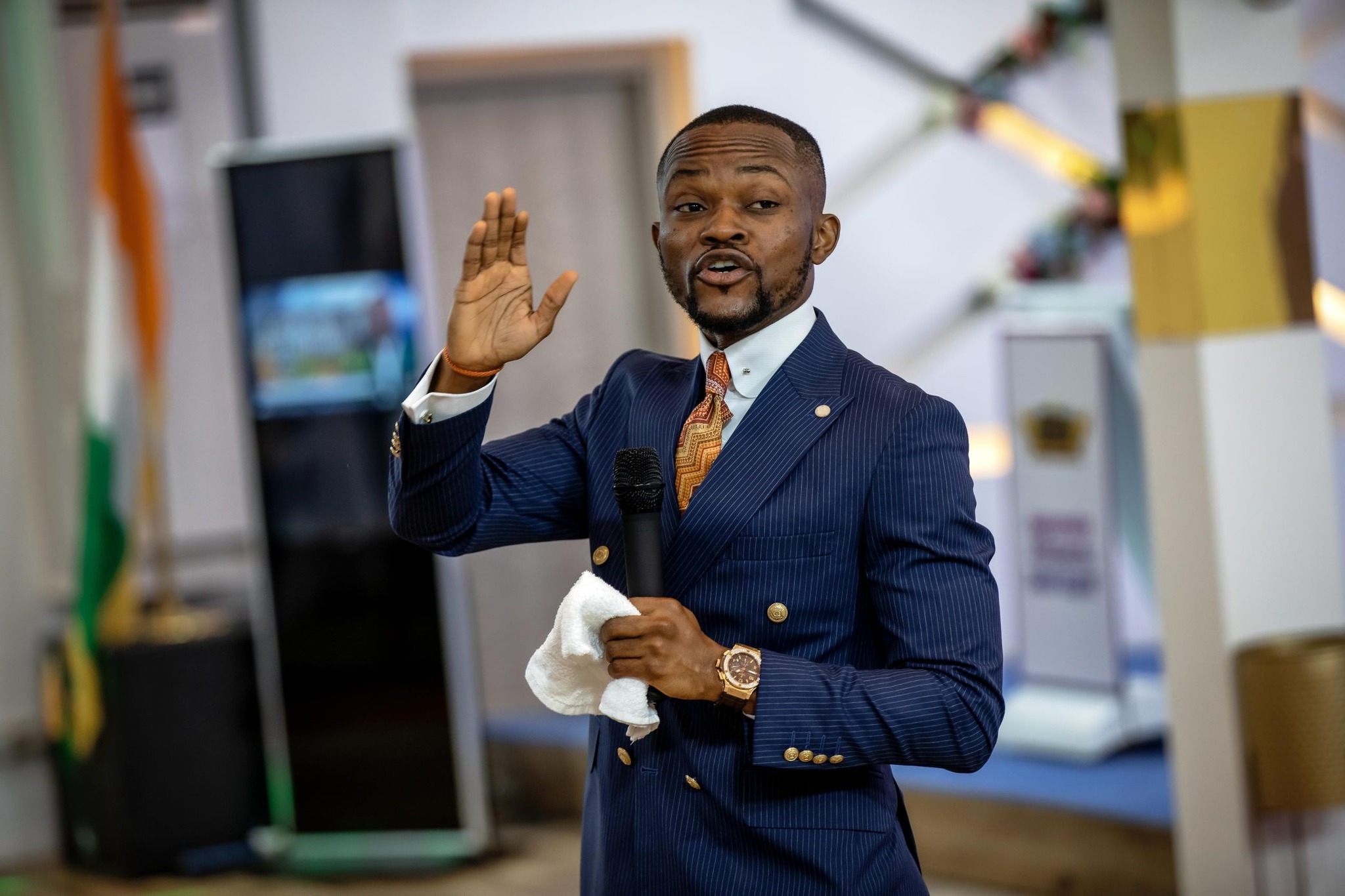 Le pasteur Wilfrid Amagou Zahui candidat à la présidentielle 2025© Crédit photo DR