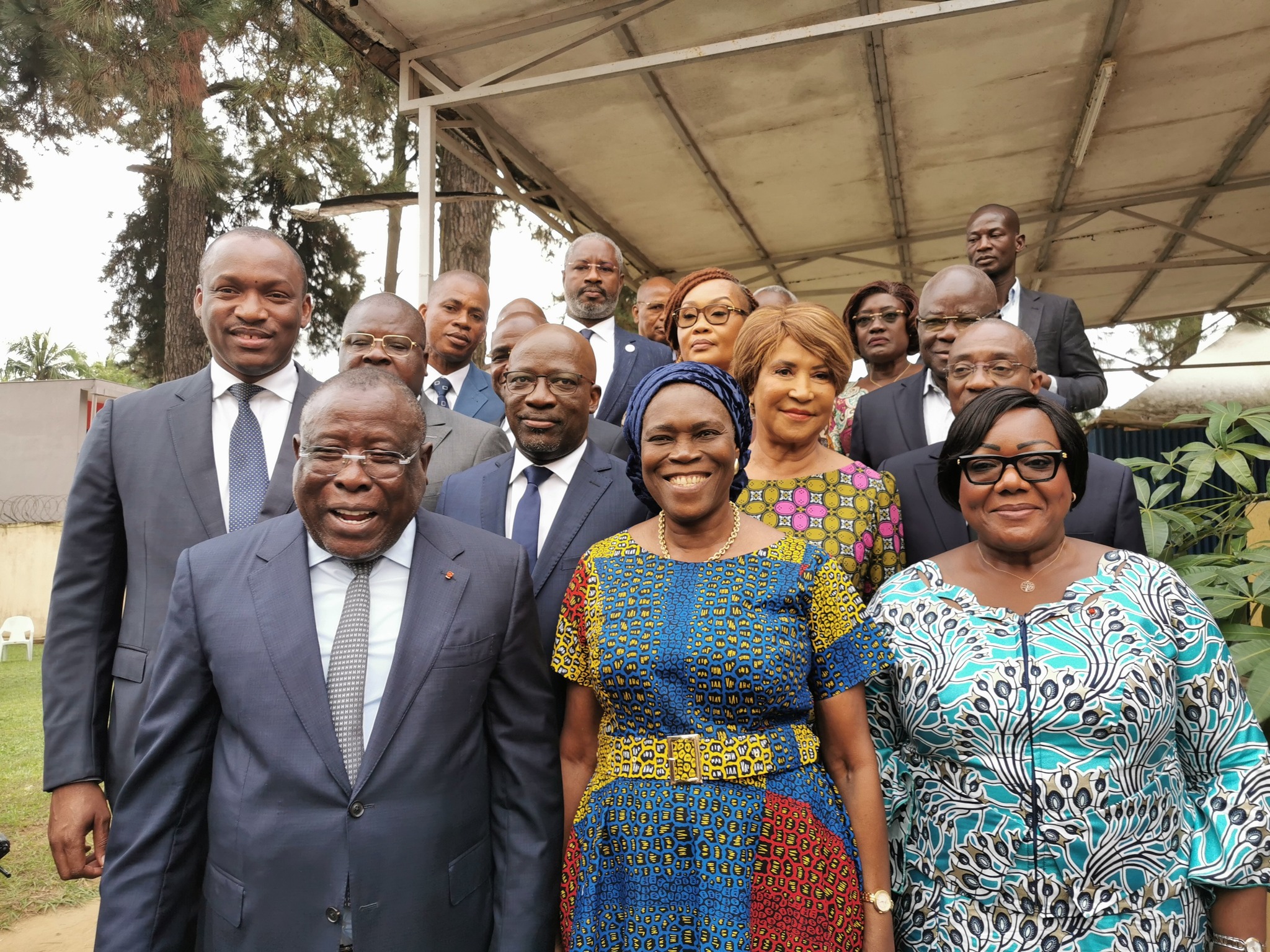 Cissé Bacongo après la rencontre CAP-Côte d'Ivoire - RHDP  © Crédit photo DR