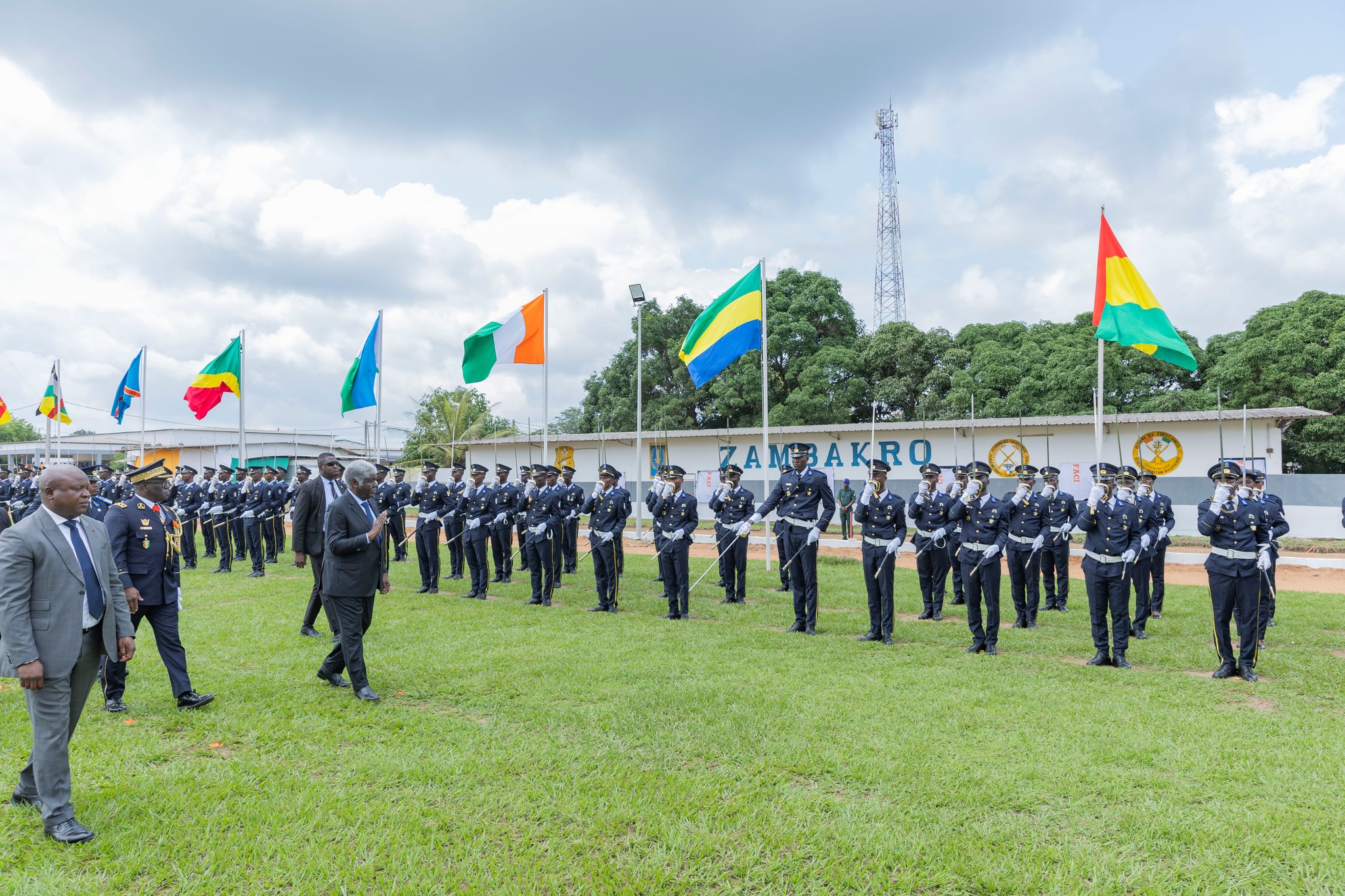 Baptême de la 56e promotion d'élèves officiers de l'Académie des Forces Armées (AFA) © Crédit photo DR Baptême de la 56e promotion d'élèves officiers de l'Académie des Forces Armées (AFA) © Crédit photo DR