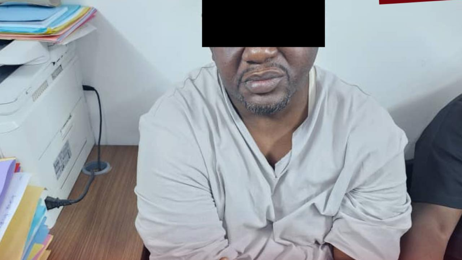 Le marabout présumé "pédophile de Port-Bouët" arrêté ce samedi 19 juillet 2025 © Crédit photo DR