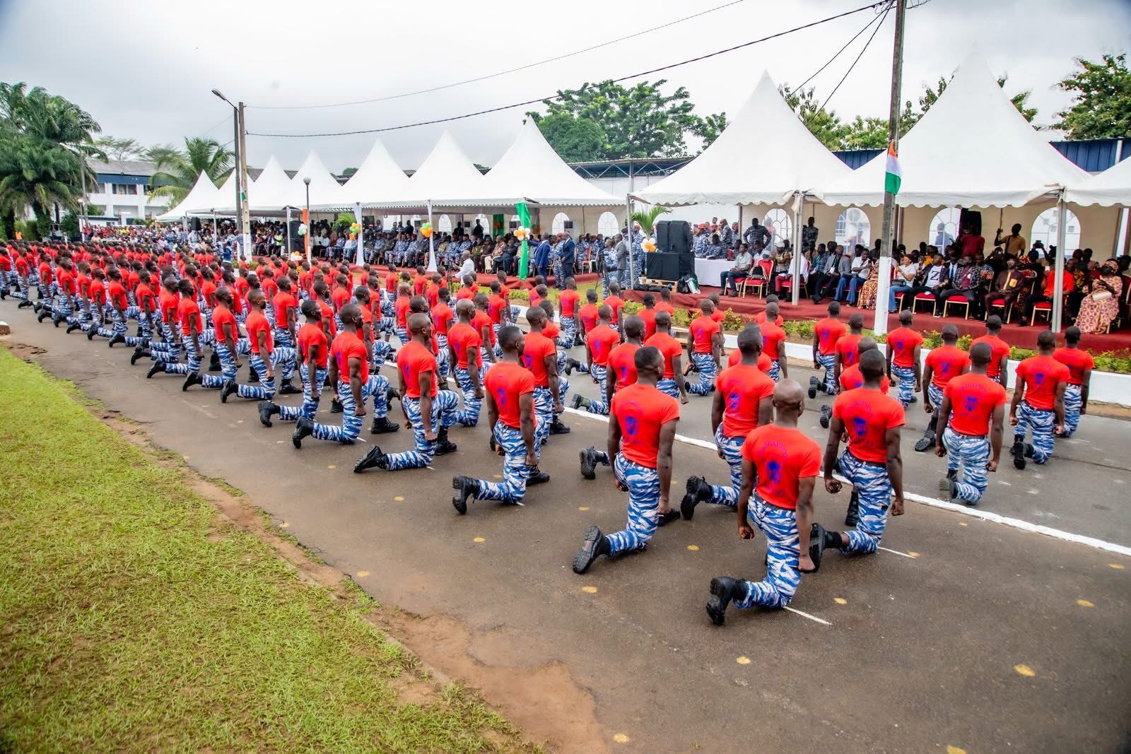 Commandos de Côte d'Ivoire : 499 soldats d'élite sortent du camp d'Agban © Crédit photo DR
