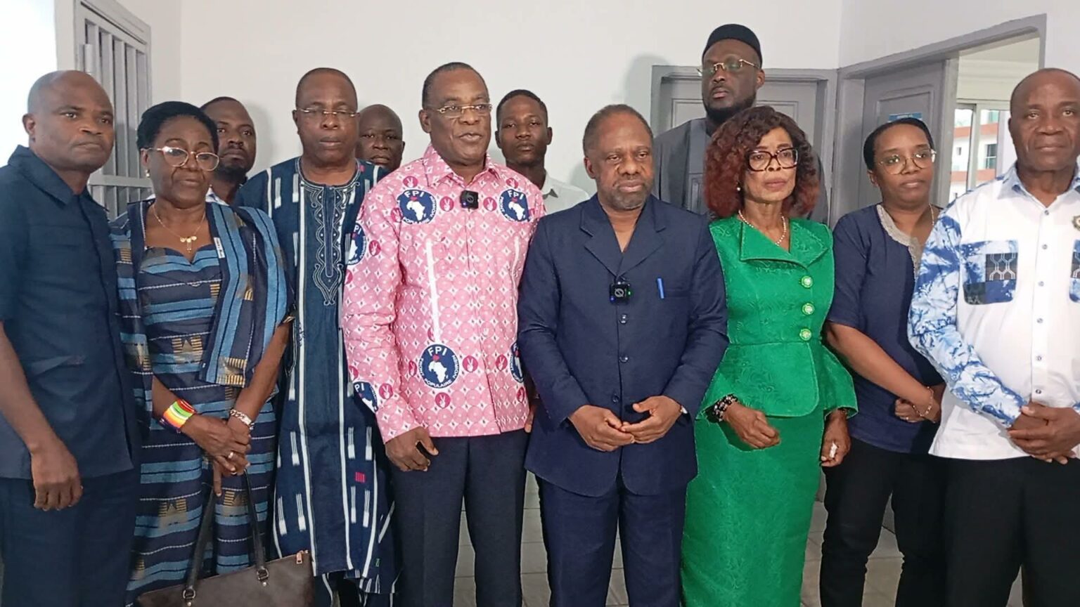 Affi N'Guessan rejoint la marche du front commun PPA-CI - PDCI du  9 août à Yopougon © Crédit photo DR