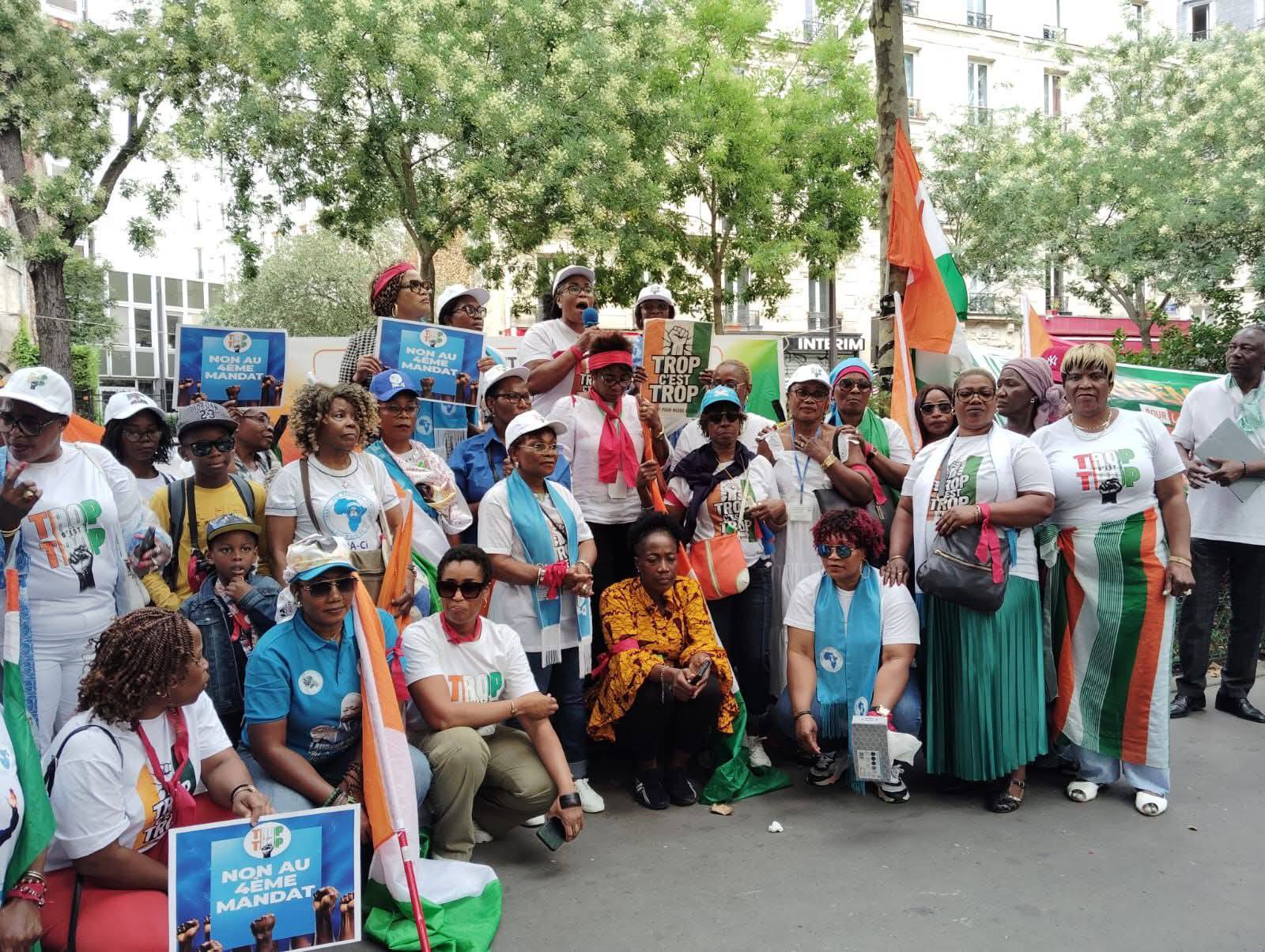 Marche des femmes du front commun PDCI PPA-CI ce 30 août 2025 © Crédit photo DR