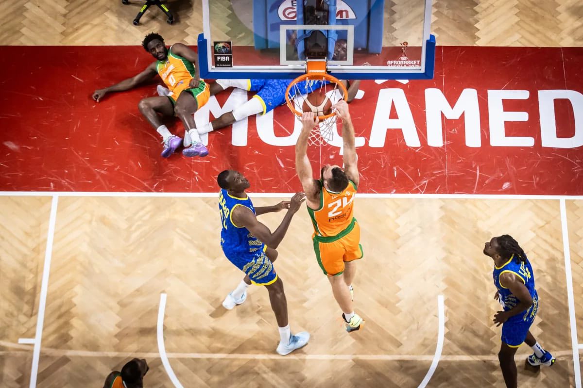 Match Côte d'Ivoire - Mali en quarts de finale de l'Afrobasket Hommes 2025 ce 20 août  © Crédit photo DR