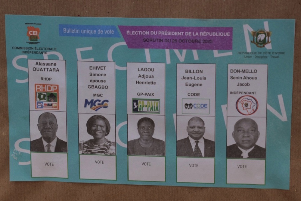 Présidentielle 2025 en Côte d'Ivoire : la CEI distribue les affiches de campagne aux candidats, des images © Crédit photo DR